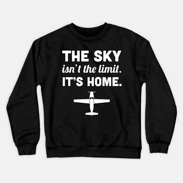 Home | Funny Airplane Pilot Quote Crewneck Sweatshirt by MeatMan